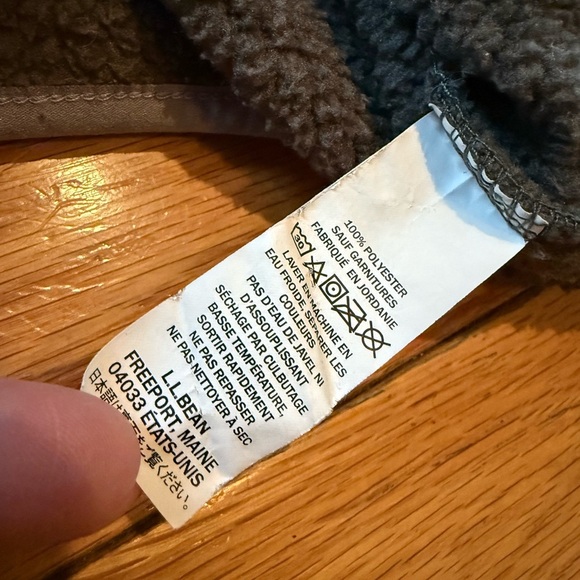 LL Bean Better Sweater Fleece Snap Collar Jacket Grayish Green Women’s Size S - Picture 8 of 13